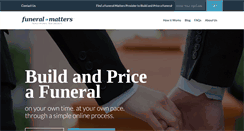 Desktop Screenshot of funeralmatters.com