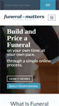 Mobile Screenshot of funeralmatters.com